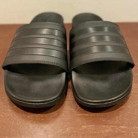 Adidas, Sz M8/W9, Black, Adilette Comfort Slides - EUC - Picture 2 of 9